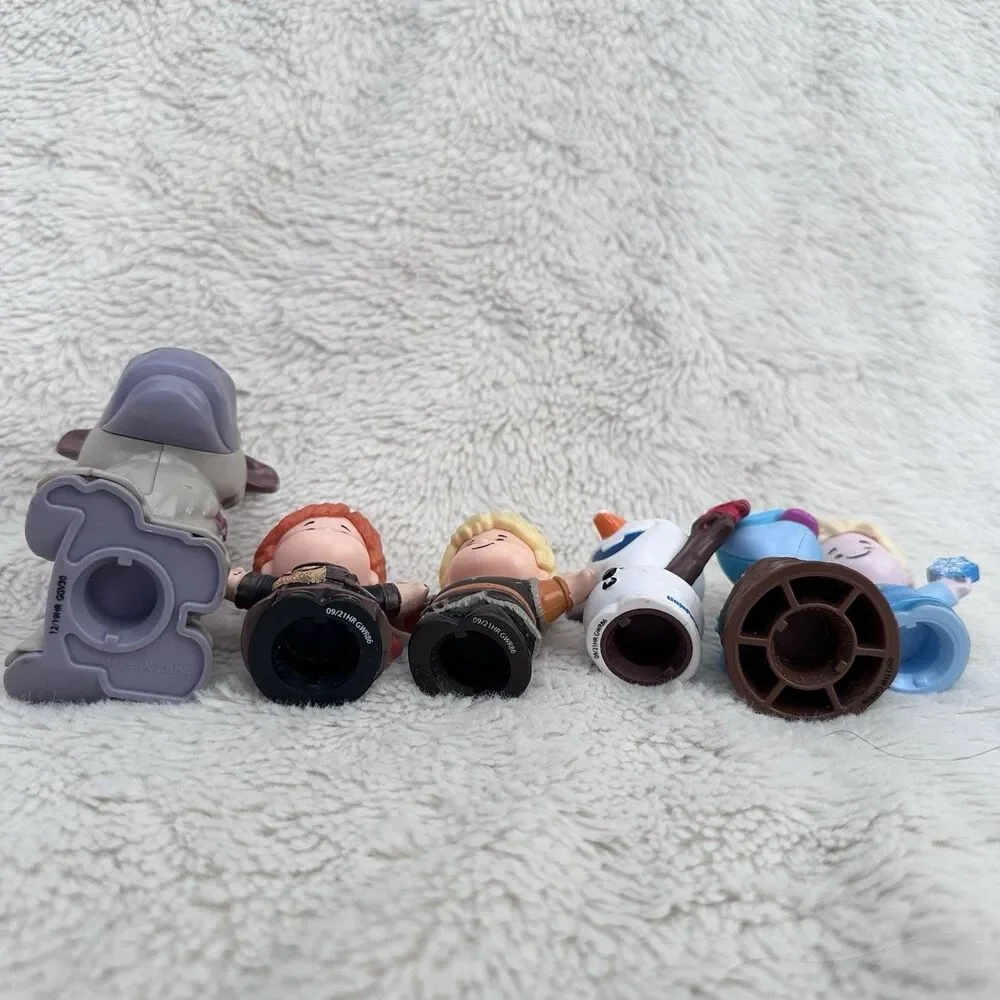 Fisher Price Little People Disney Frozen Lot Anna Elsa Bruni Sven Kristoff Olaf